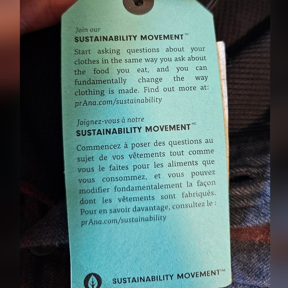 Prana Glover Park Men's Lined Flannel Shirt Jacket Plaid, Dark Sky, SMALL - Picture 12 of 13